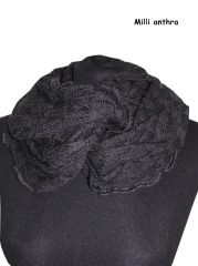 Invero Drehschal Milli - 100% Schurwolle (Merino extra fein)