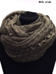 Invero Drehschal Milli - 100% Schurwolle (Merino extra fein)
