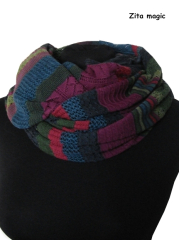 Invero Drehschal ZITA - 100% Schurwolle (Merino extra fein)