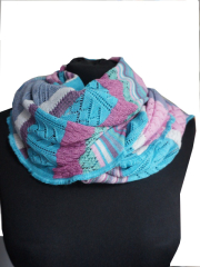 Invero Drehschal ZITA - 100% Schurwolle (Merino extra fein)